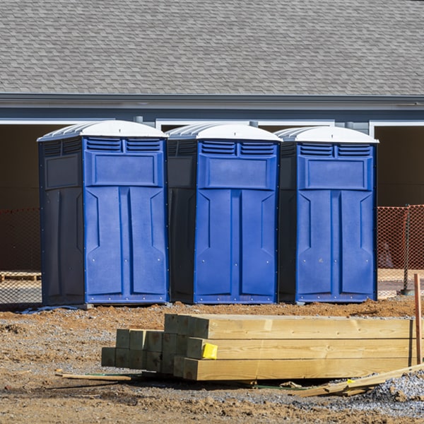 what is the cost difference between standard and deluxe porta potty rentals in Durham Maine